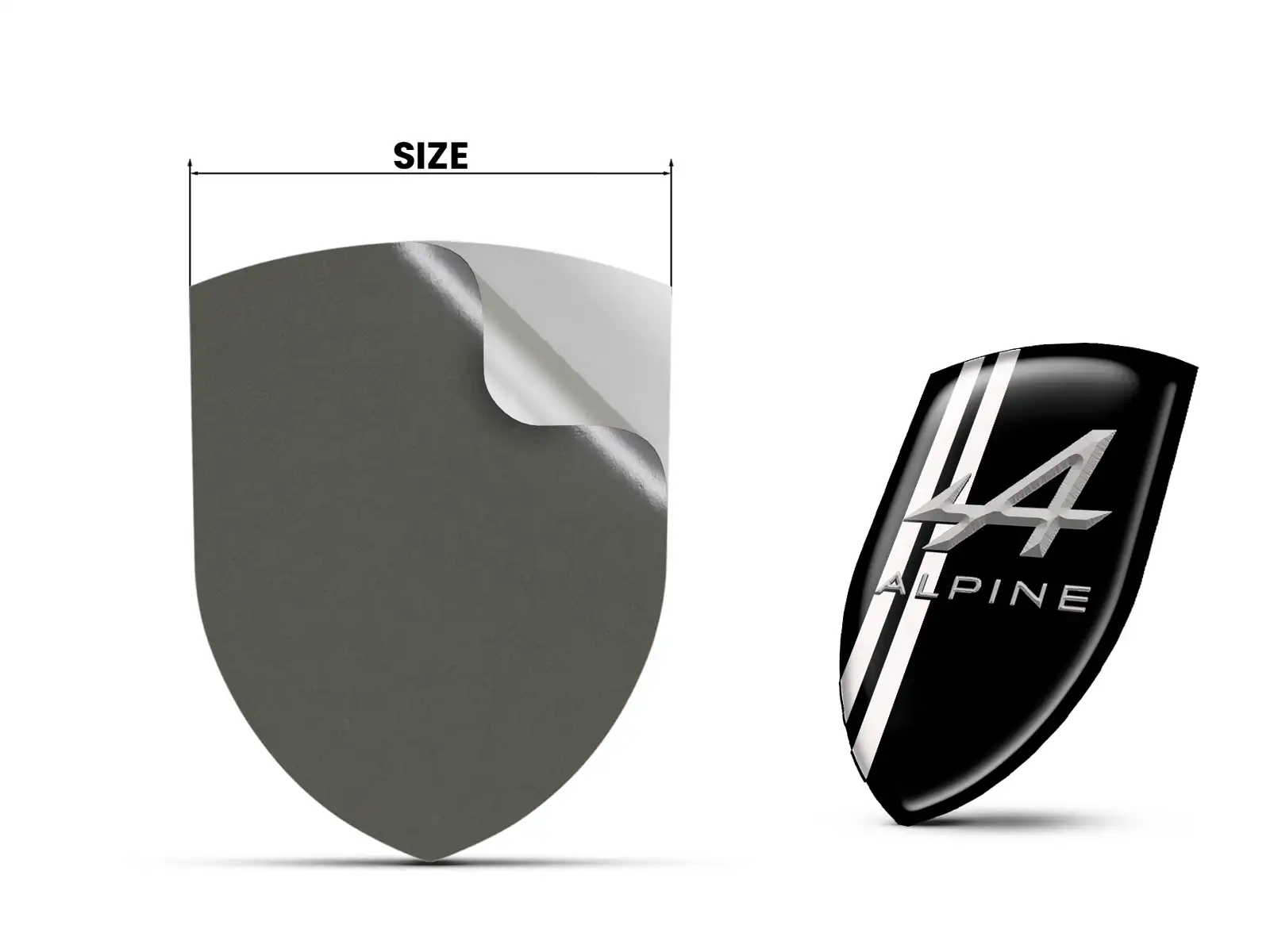Alpina Gedruckte Logosticker Edition Premium Anpassbar